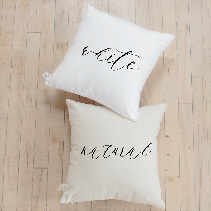 Love You More Type Pillow