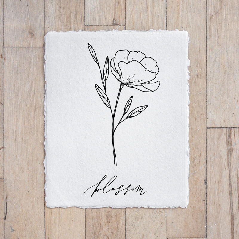 Blossom Wildflower Print