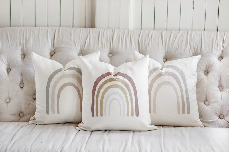 Traditional Rainbow Pillow