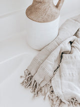 Textured Lines Tea Towel