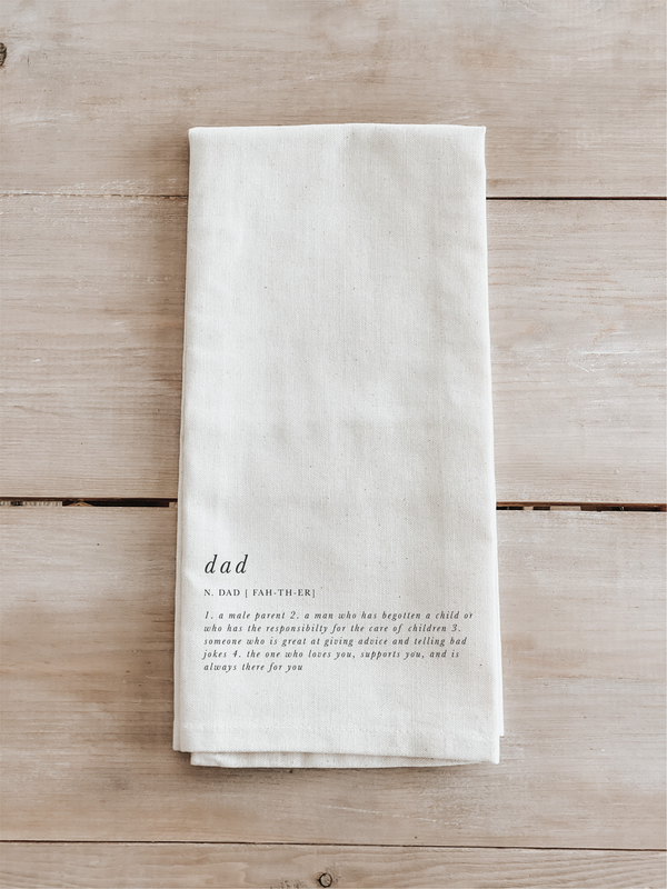 Dad Definition Tea Towel