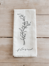 Flourish Wildflower Tea Towel