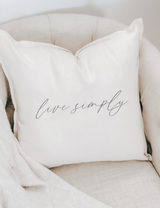 Live Simply Pillow