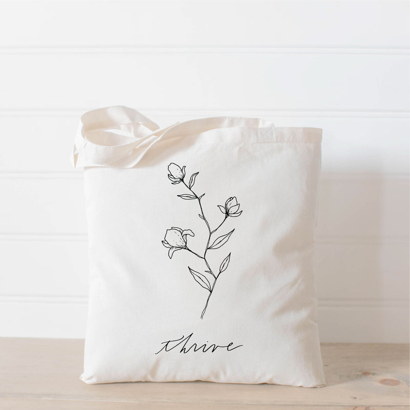 Thrive Wildflower Tote Bag