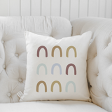 Traditional Rainbow Rows Pillow